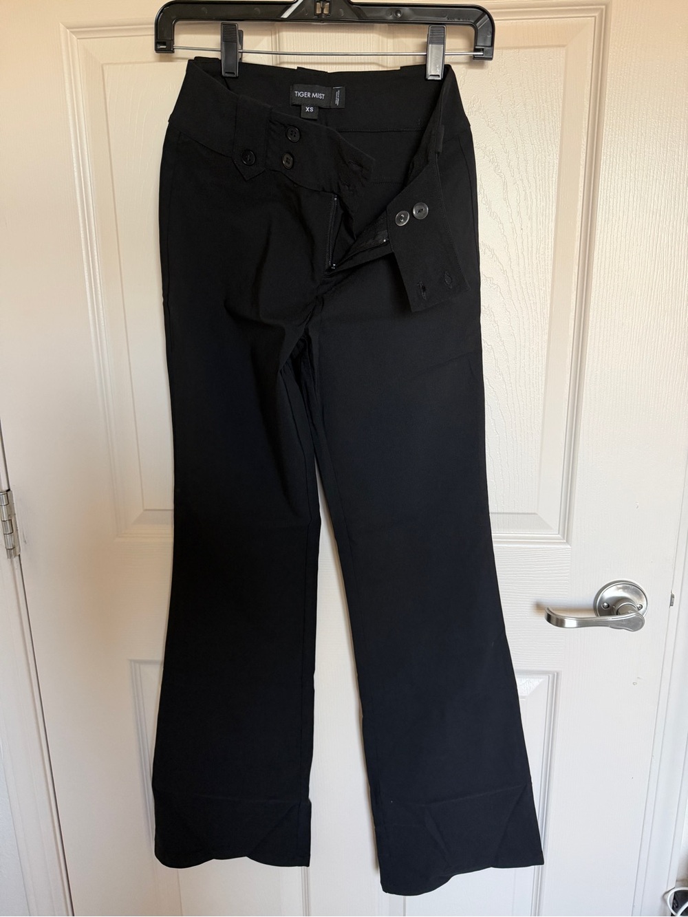 TIGER MIST Kittie Pant: Black Wide Leg Trousers